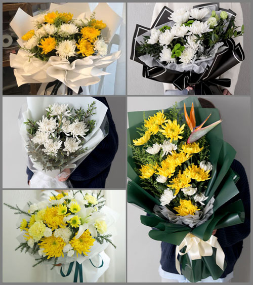 广东江门市恩平市沙湖镇南平村白事花束代送